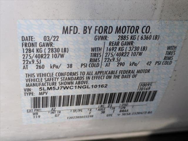 used 2022 Lincoln Aviator car, priced at $38,999