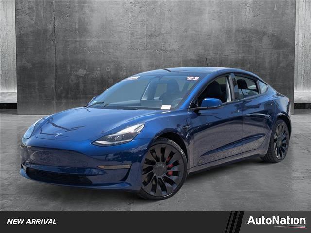 used 2023 Tesla Model 3 car, priced at $30,830