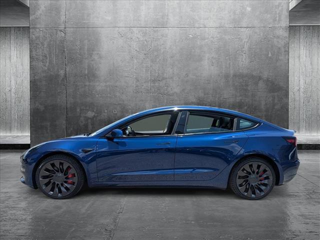 used 2023 Tesla Model 3 car, priced at $30,830