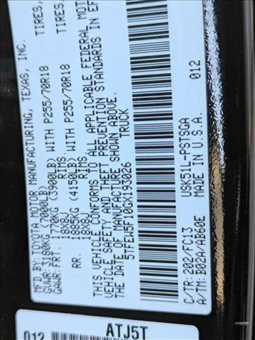 used 2016 Toyota Tundra car, priced at $26,629