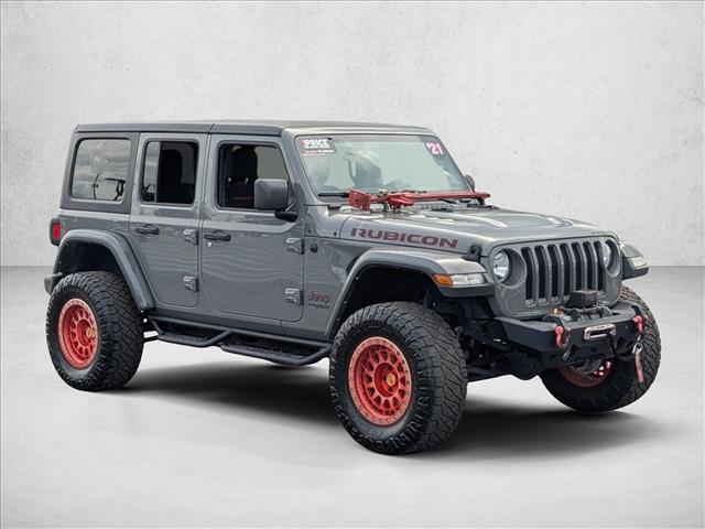 used 2021 Jeep Wrangler Unlimited car, priced at $34,994
