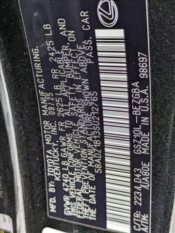 new 2025 Lexus ES 350 car, priced at $47,587