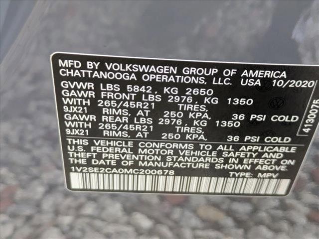 used 2021 Volkswagen Atlas Cross Sport car, priced at $27,139