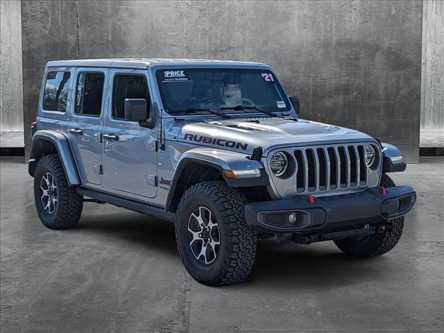 used 2021 Jeep Wrangler Unlimited car, priced at $33,294