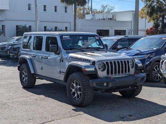 used 2021 Jeep Wrangler Unlimited car, priced at $34,612