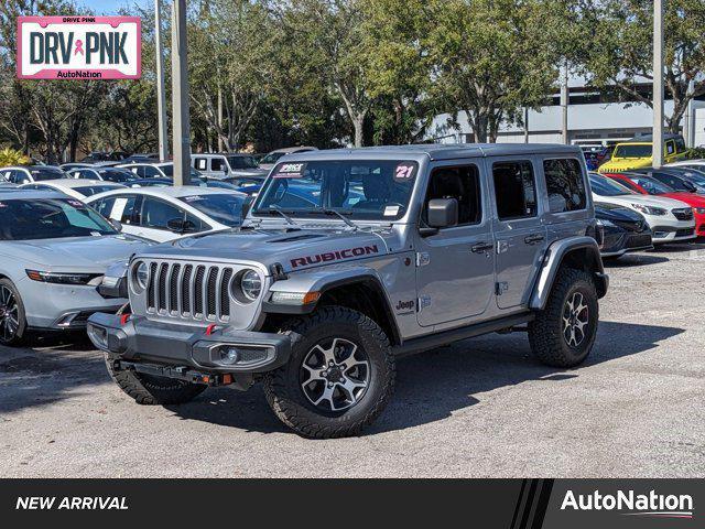 used 2021 Jeep Wrangler Unlimited car, priced at $34,612