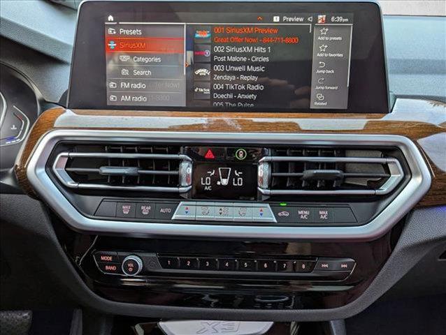used 2022 BMW X3 car, priced at $34,494