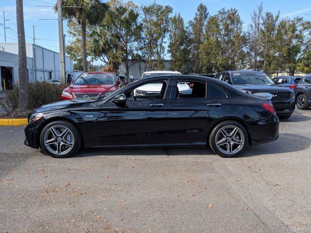 used 2019 Mercedes-Benz AMG C 43 car, priced at $25,495