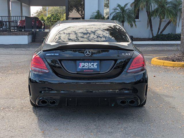 used 2019 Mercedes-Benz AMG C 43 car, priced at $25,495