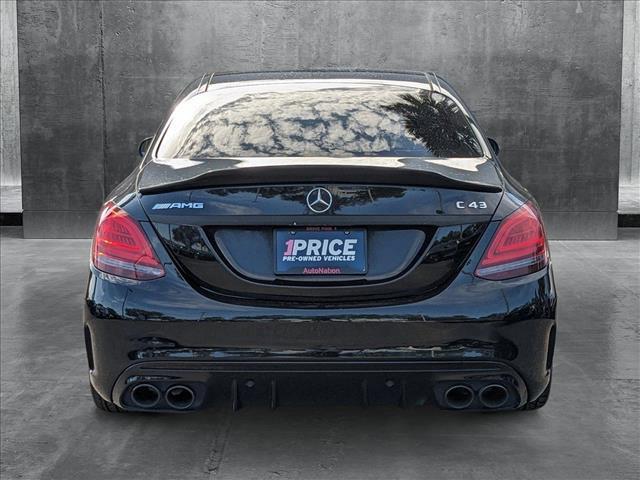 used 2019 Mercedes-Benz AMG C 43 car, priced at $23,451