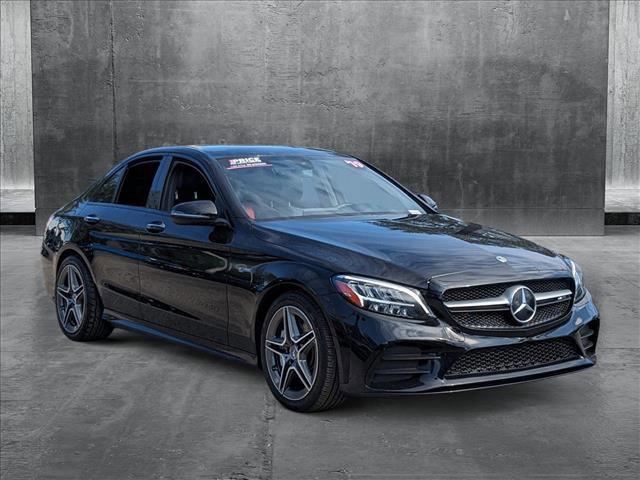 used 2019 Mercedes-Benz AMG C 43 car, priced at $23,451