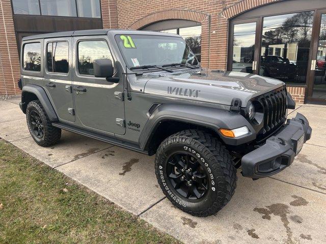 used 2021 Jeep Wrangler Unlimited car, priced at $30,000