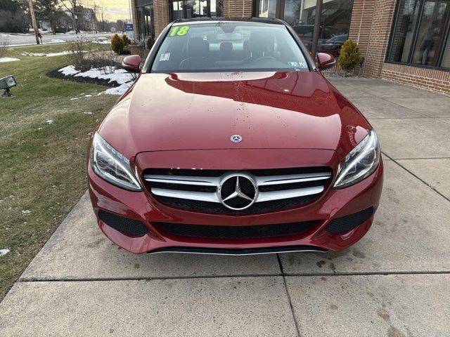 used 2018 Mercedes-Benz C-Class car, priced at $19,600