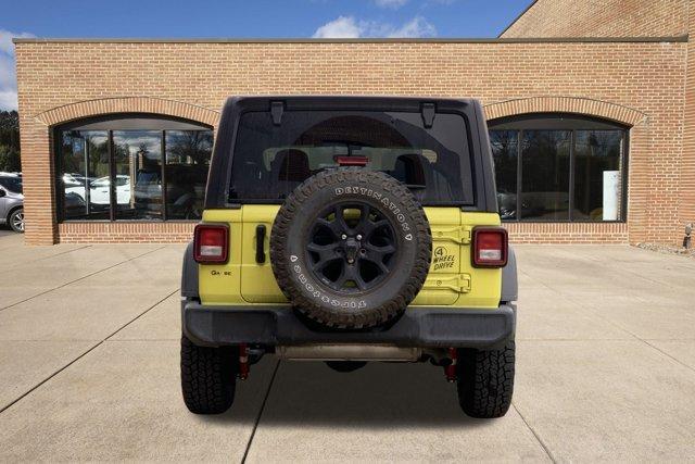 used 2022 Jeep Wrangler car, priced at $31,500