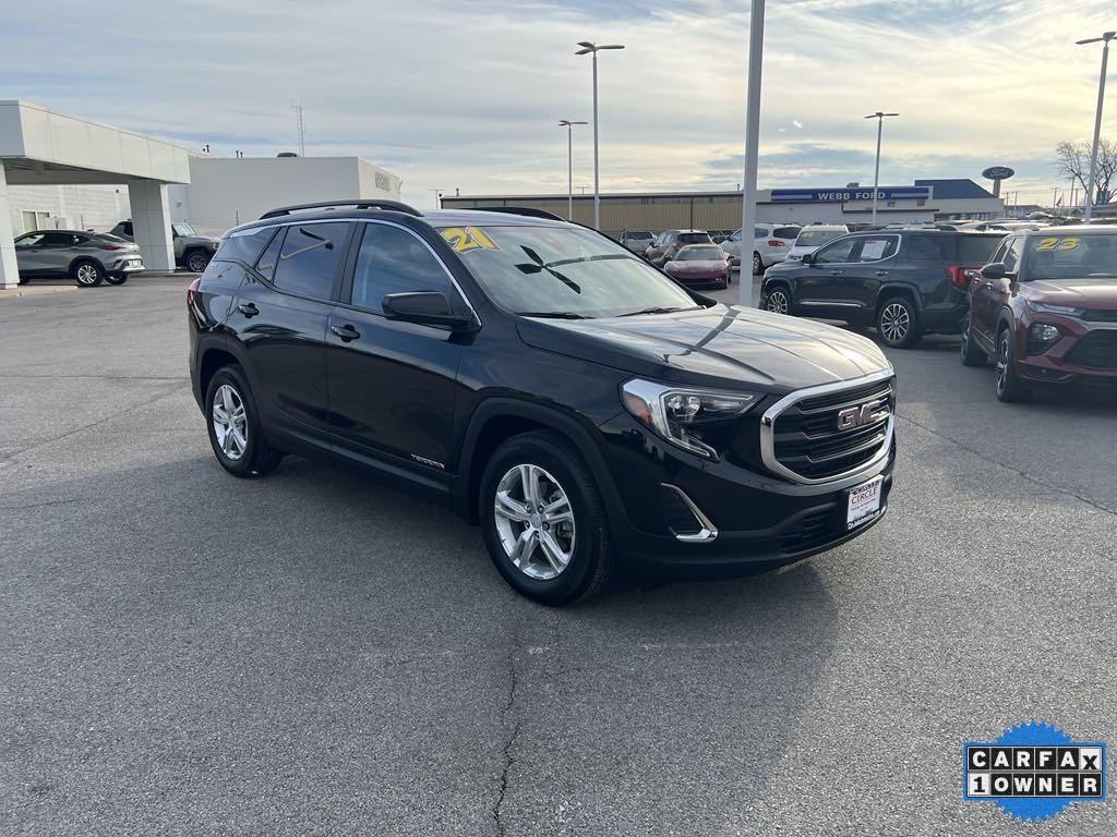 used 2021 GMC Terrain car, priced at $20,875