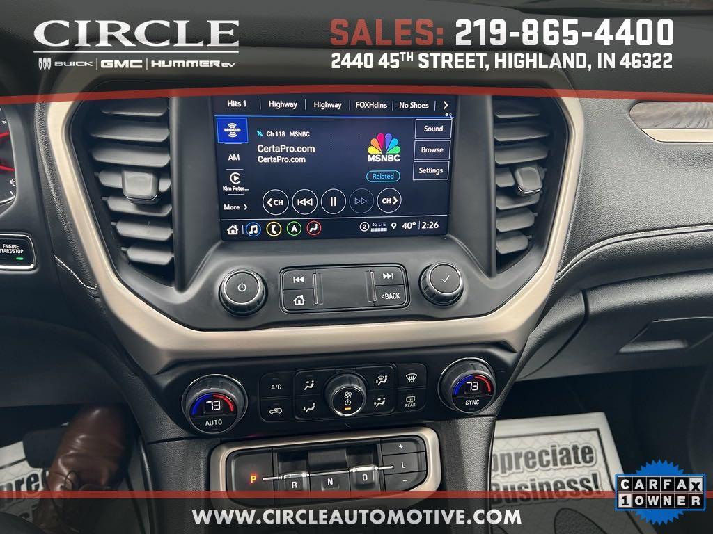 used 2022 GMC Acadia car, priced at $36,475