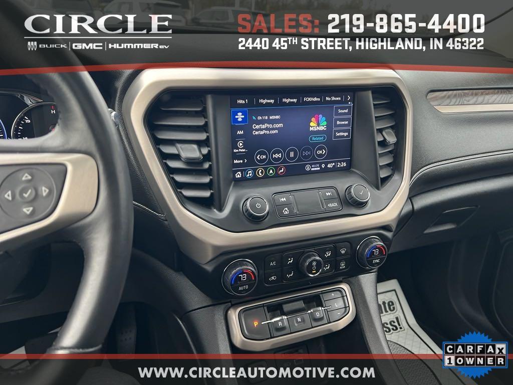 used 2022 GMC Acadia car, priced at $36,475