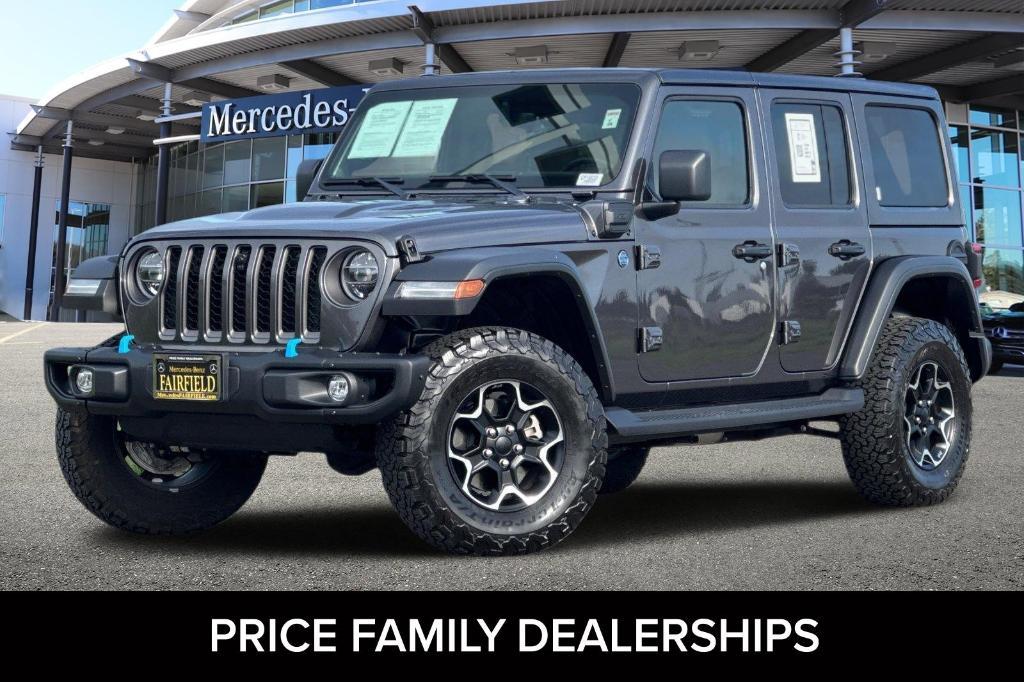 used 2021 Jeep Wrangler Unlimited 4xe car, priced at $34,694