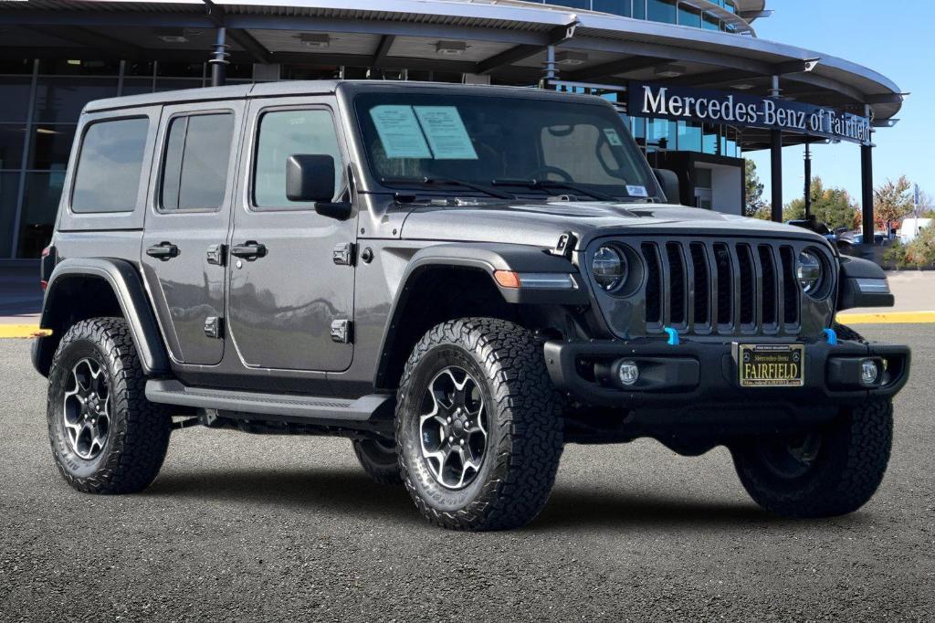 used 2021 Jeep Wrangler Unlimited 4xe car, priced at $34,694