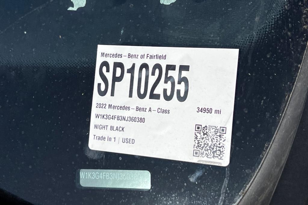 used 2022 Mercedes-Benz A-Class car, priced at $30,991