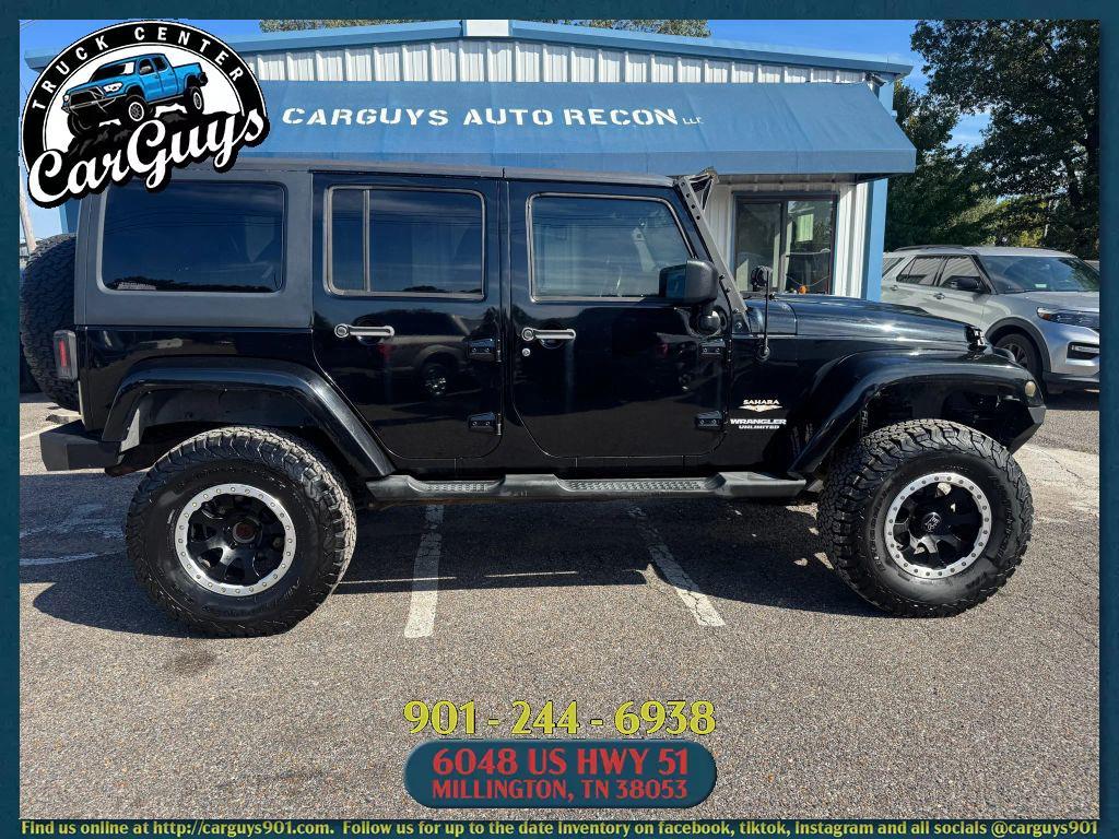 used 2013 Jeep Wrangler Unlimited car, priced at $17,299
