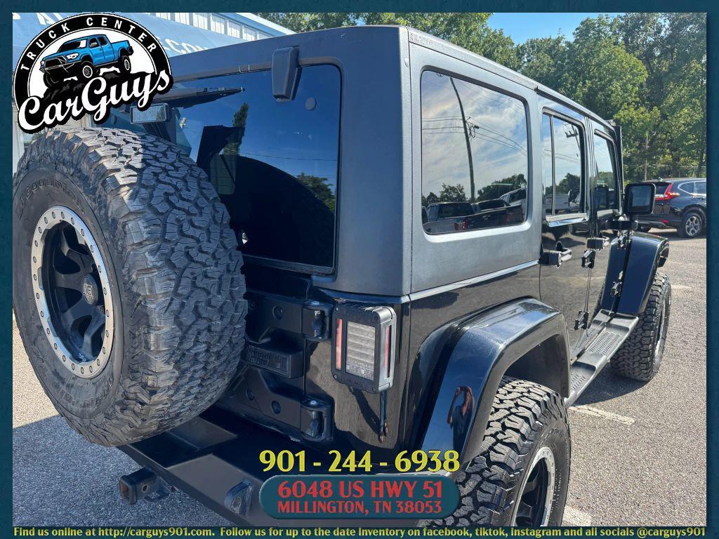 used 2013 Jeep Wrangler Unlimited car, priced at $17,299