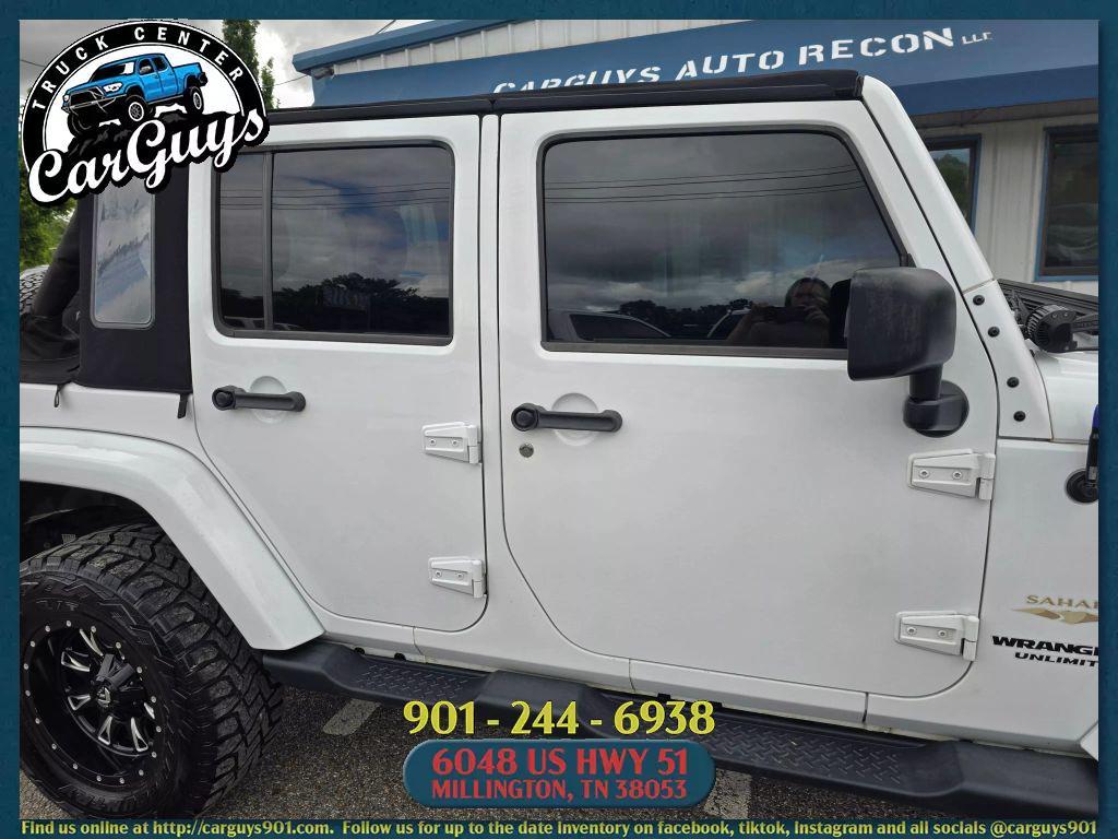 used 2014 Jeep Wrangler Unlimited car, priced at $17,999