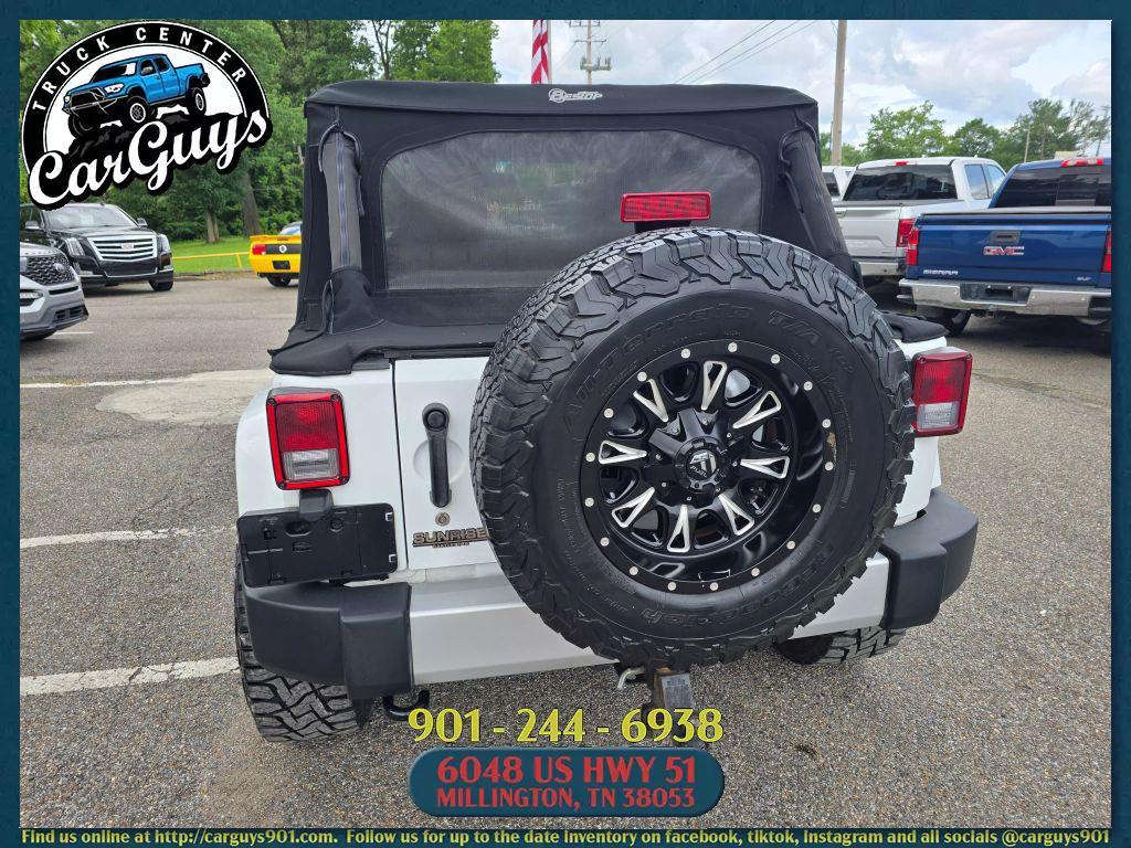 used 2014 Jeep Wrangler Unlimited car, priced at $17,999