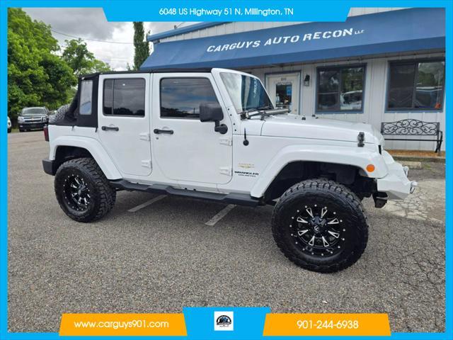 used 2014 Jeep Wrangler Unlimited car, priced at $19,349