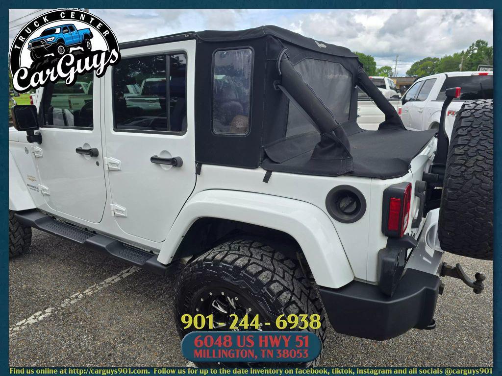 used 2014 Jeep Wrangler Unlimited car, priced at $17,999