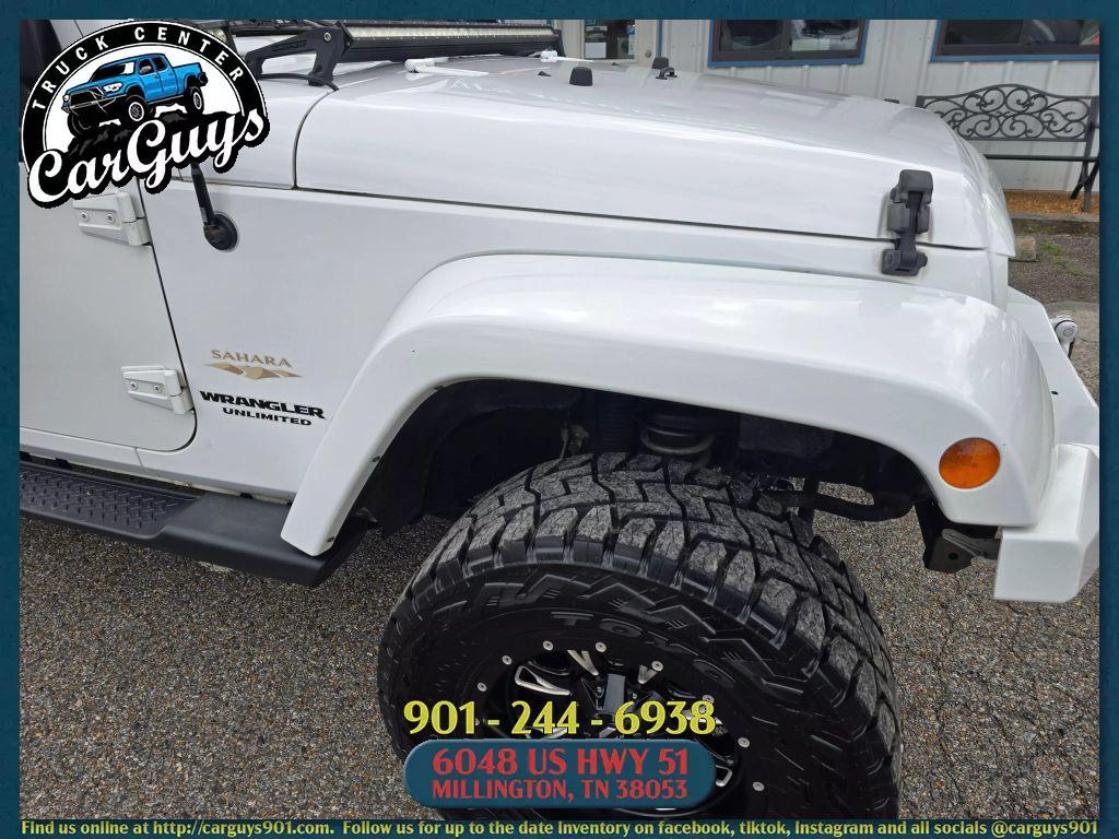 used 2014 Jeep Wrangler Unlimited car, priced at $17,999