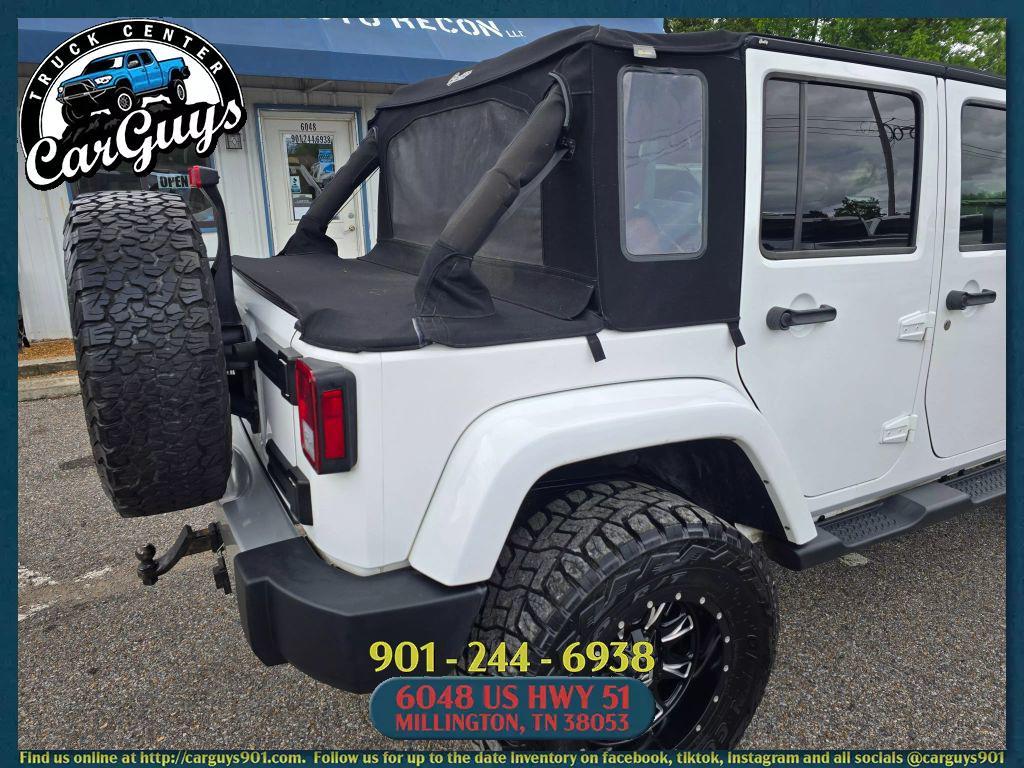 used 2014 Jeep Wrangler Unlimited car, priced at $17,999