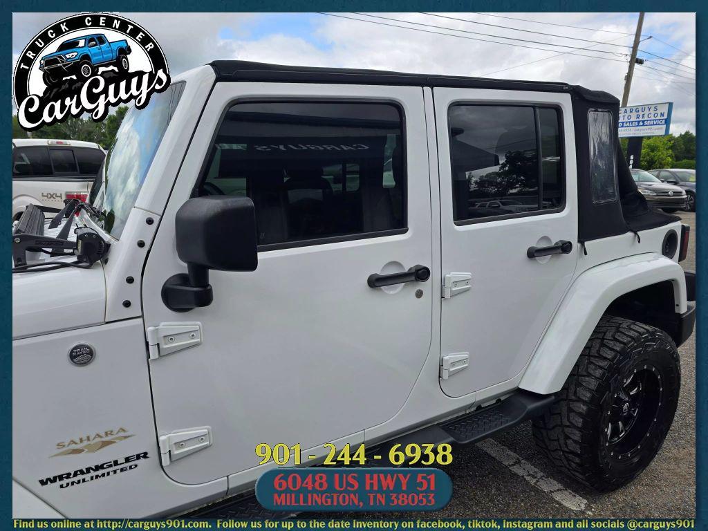 used 2014 Jeep Wrangler Unlimited car, priced at $17,999