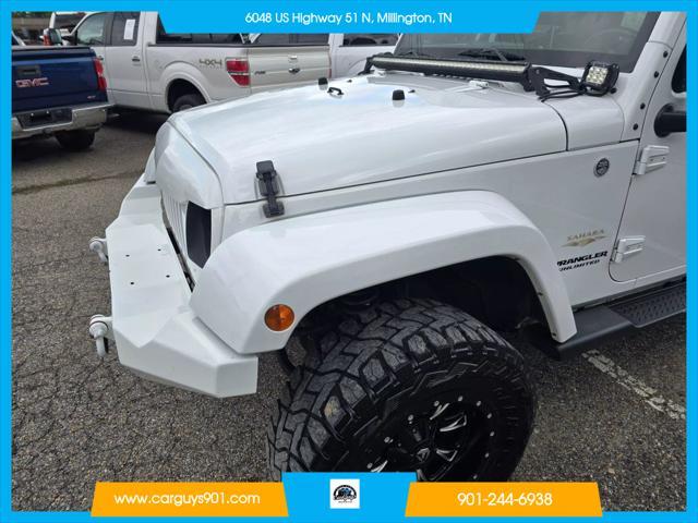 used 2014 Jeep Wrangler Unlimited car, priced at $19,349