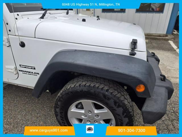 used 2013 Jeep Wrangler Unlimited car, priced at $13,999