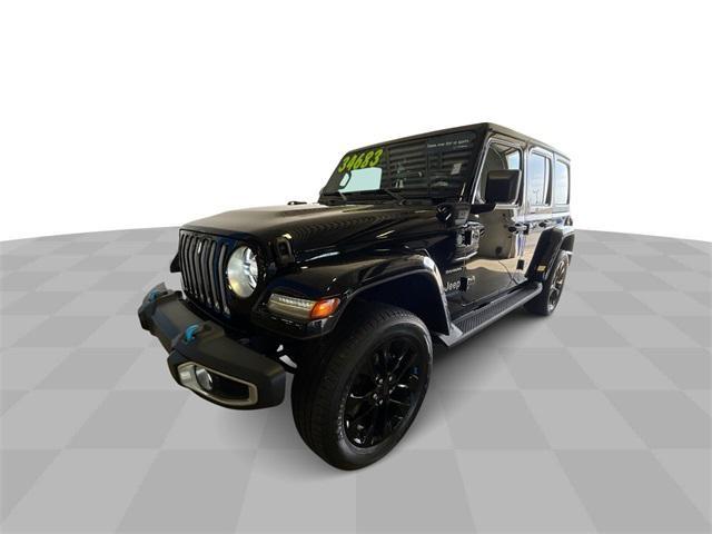 used 2022 Jeep Wrangler Unlimited 4xe car, priced at $34,671