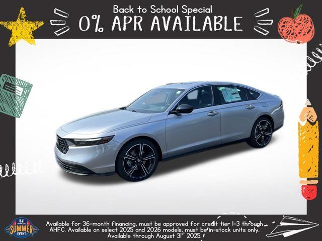 new 2025 Honda Accord Hybrid car, priced at $34,305