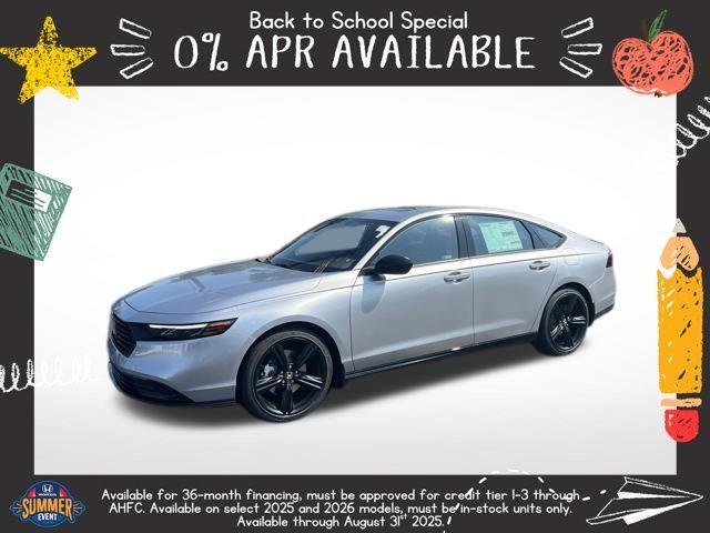 new 2025 Honda Accord Hybrid car, priced at $36,025