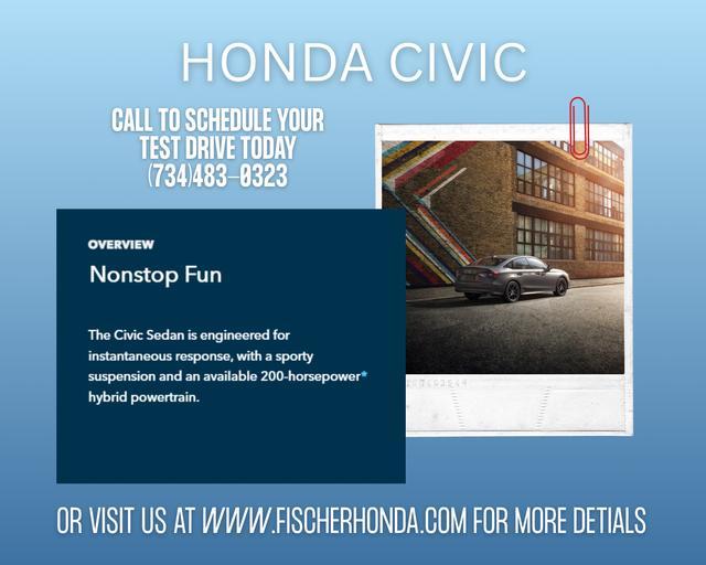 new 2026 Honda Civic car, priced at $27,790