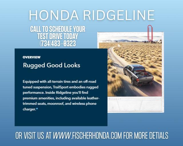 new 2025 Honda Ridgeline car, priced at $47,200