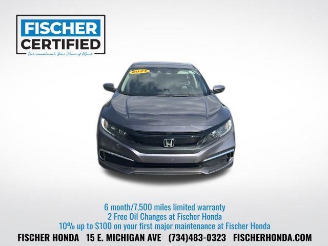 used 2021 Honda Civic car, priced at $18,998