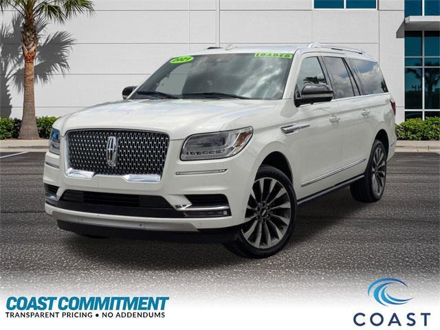 used 2021 Lincoln Navigator car, priced at $44,955