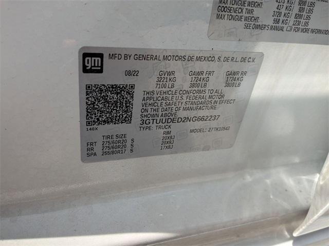 used 2022 GMC Sierra 1500 car, priced at $43,535