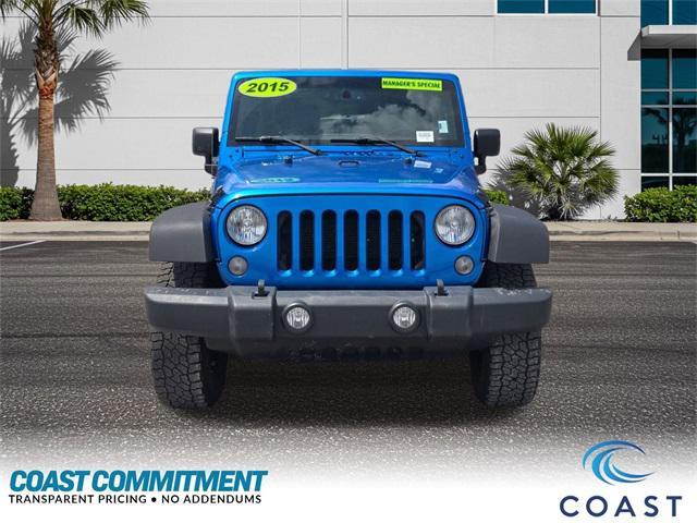used 2015 Jeep Wrangler car, priced at $15,987