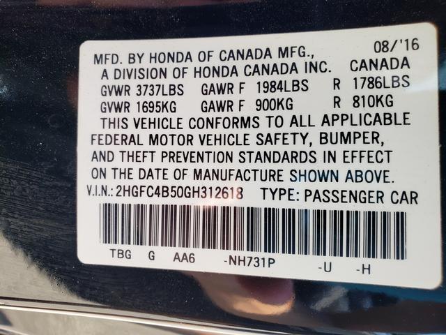 used 2016 Honda Civic car