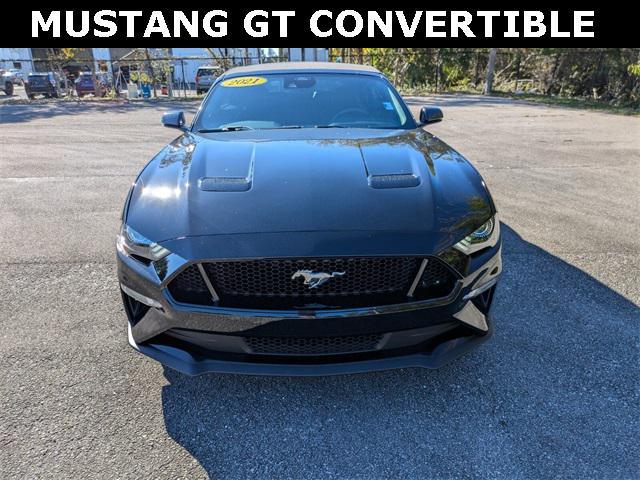 used 2021 Ford Mustang car, priced at $34,996