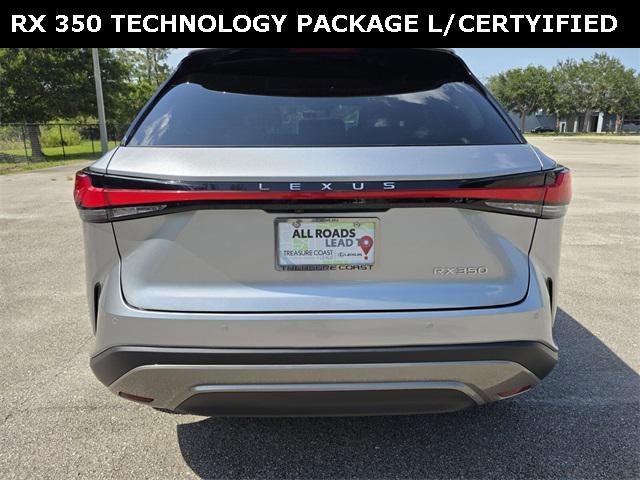 used 2024 Lexus RX 350 car, priced at $51,347