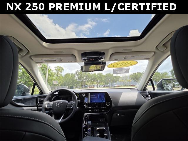 used 2023 Lexus NX 250 car, priced at $37,484