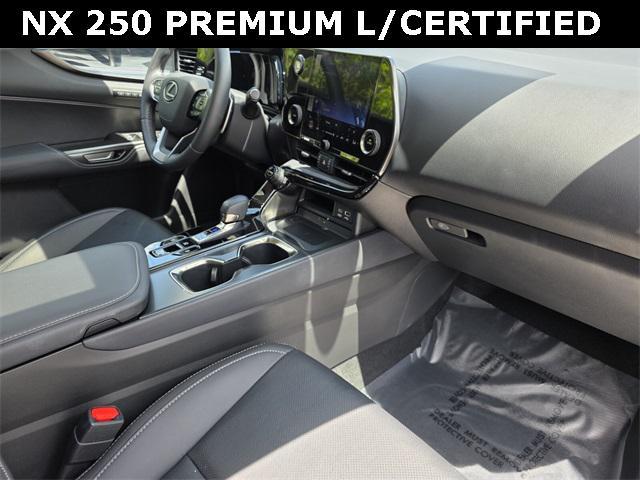 used 2023 Lexus NX 250 car, priced at $37,484