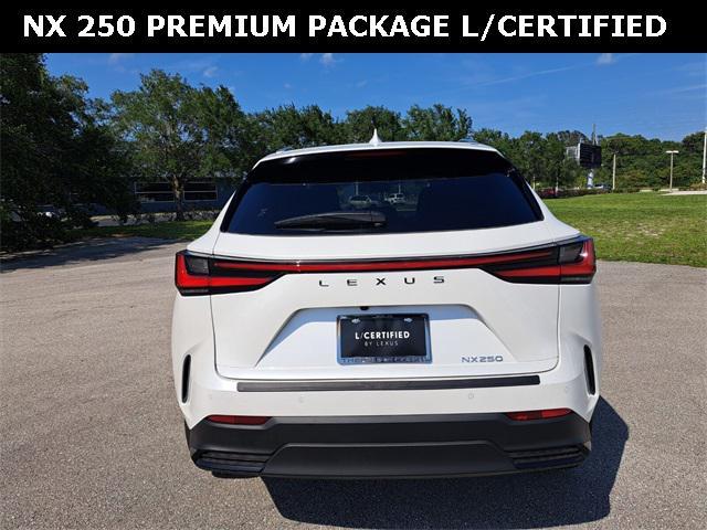used 2022 Lexus NX 250 car, priced at $37,884